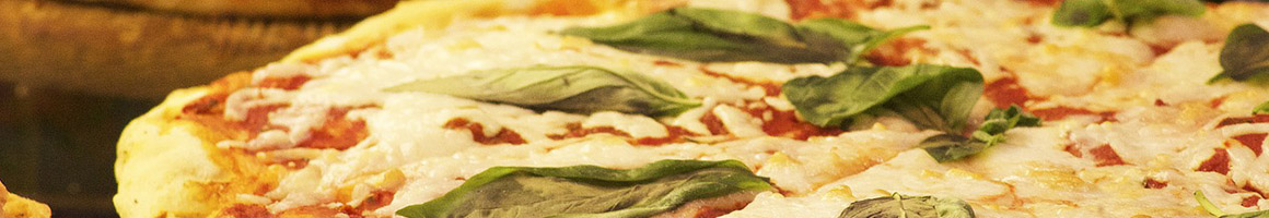 Eating Pizza at Papa Romano's Pizza & Mr Pita restaurant in Troy, MI.